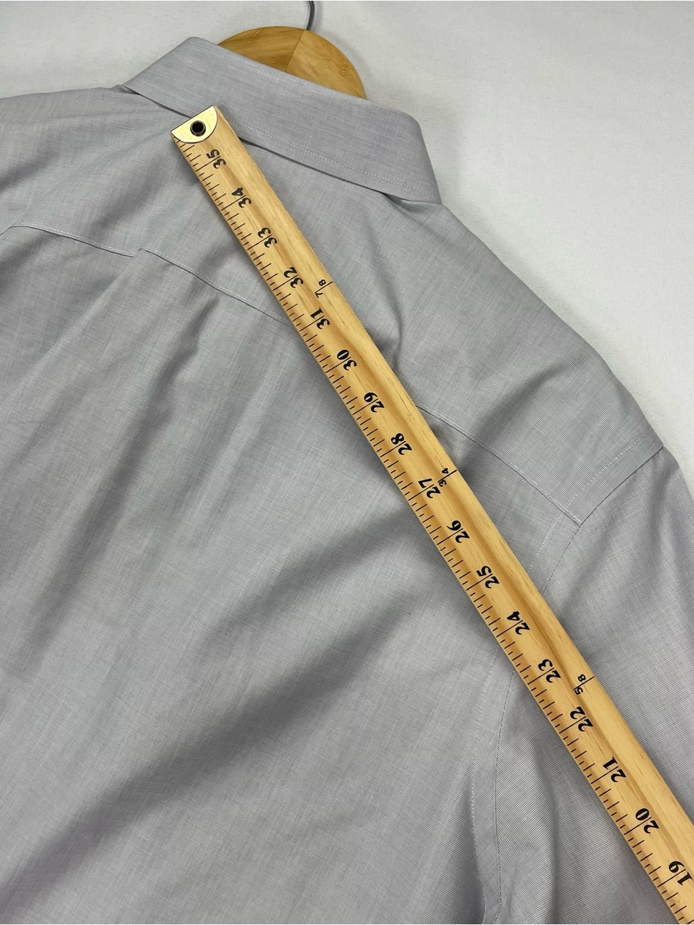 UNTUCKit Shirt Men’s L Gray Relaxed Fit Wrinkle Free Rubican WF Button Down - Picture 10 of 11